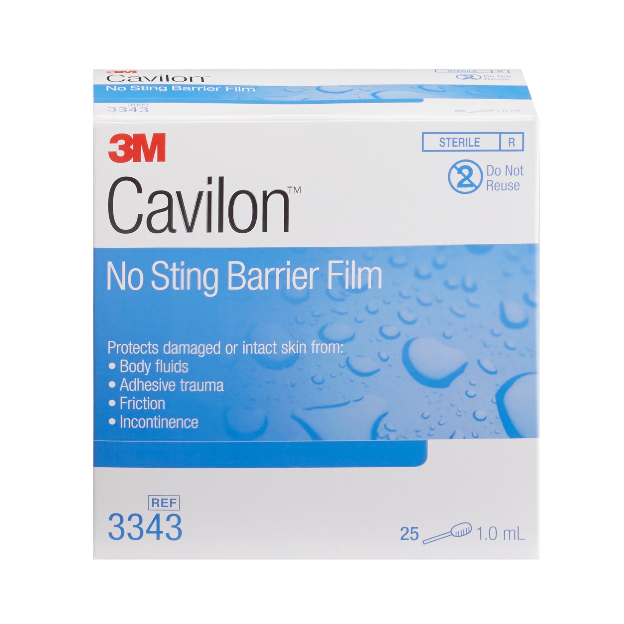 3M™ Cavilon™ No-Sting Barrier Film 3343E (25 x 1ml)