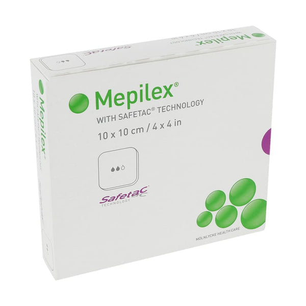 Mepilex anpassbarer Schaumverband 10 x 10 cm, 1 Packung = 5 Stück