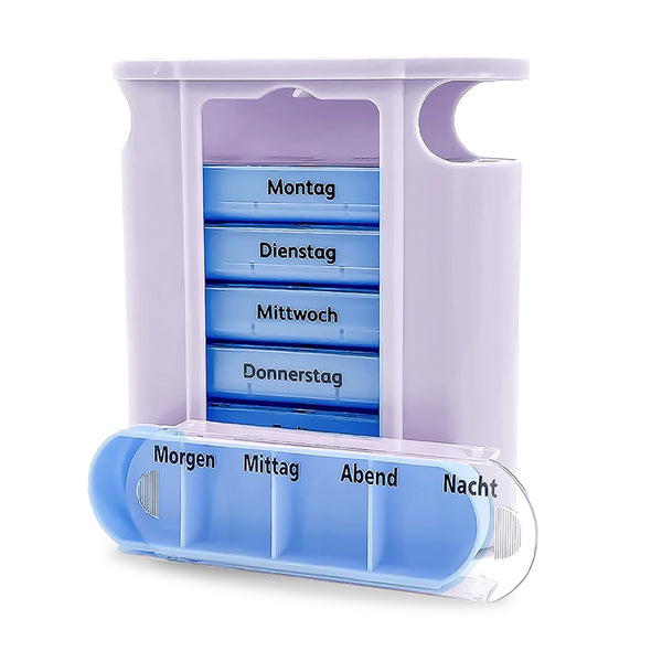 HaseMed Wochendispenser, Tablettenbox für 7 Tage