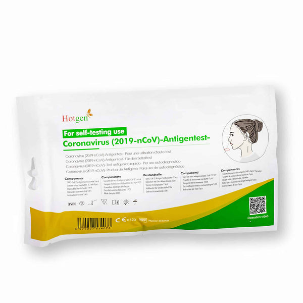 Hotgen Coronavirus Antigen Rapid Self-Test, Nasal, 1 Test: Result in 15 Minutes