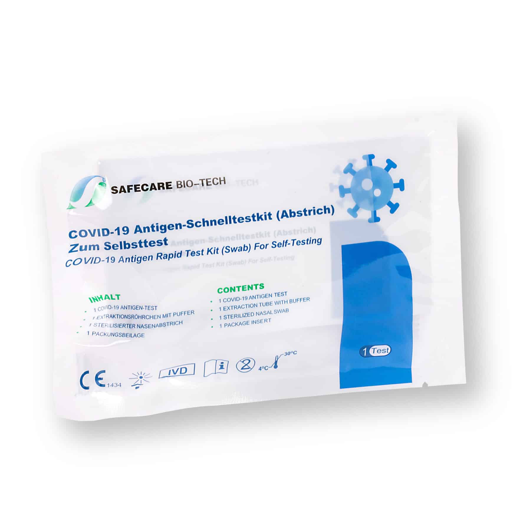 Safecare COVID-19 Corona Antigen Rapid Test Self-Test Nasal