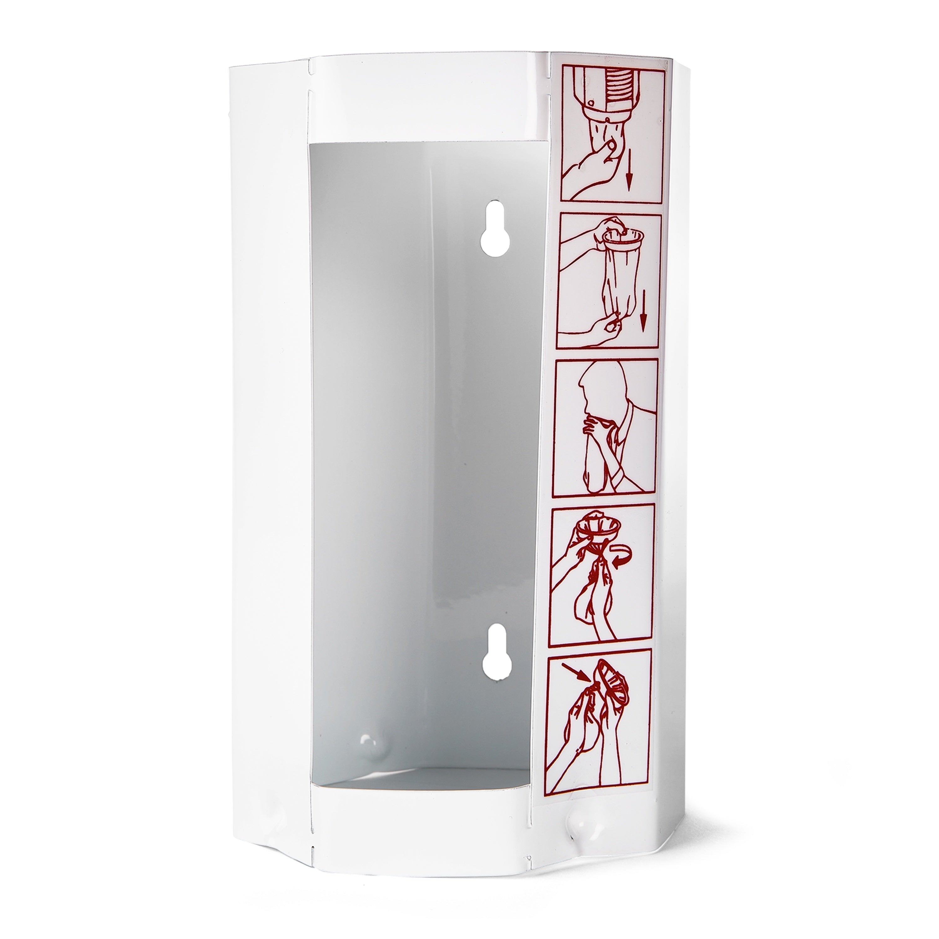 HaseMed Metal Dispenser for Sickness Bags Size: M