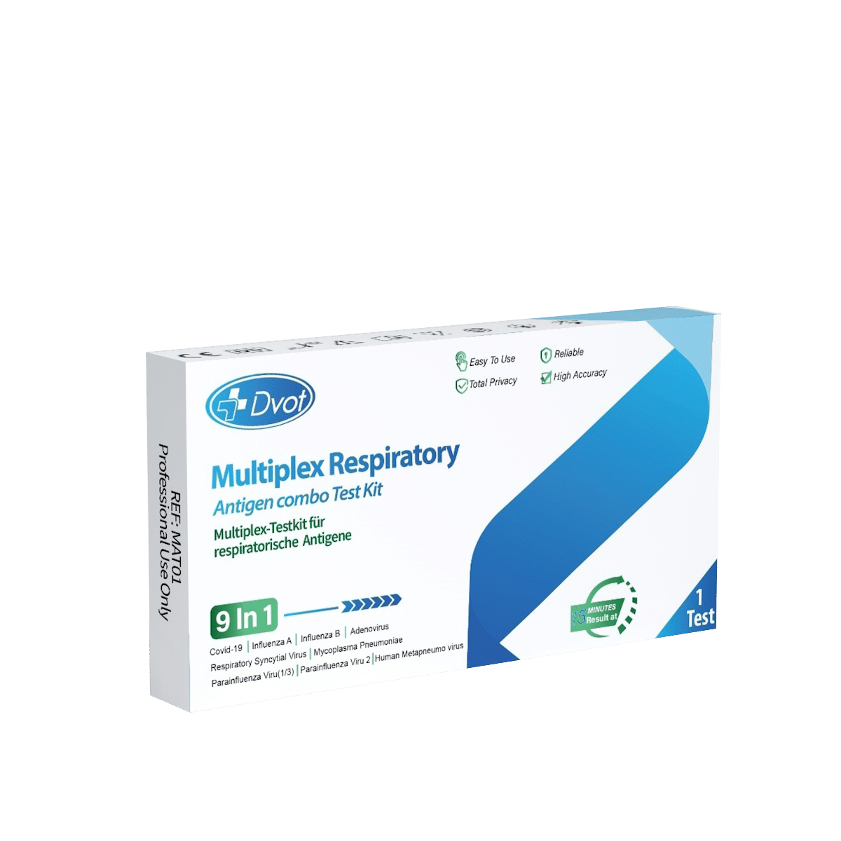 Dvot Multiplex Test Kit for Respiratory Antigens 9in1 (Professional Use)