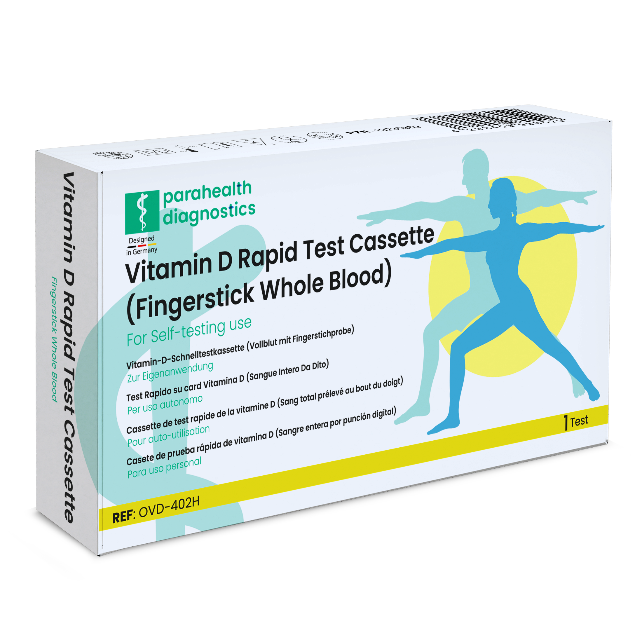 parahealth diagnostics Vitamin D Schnelltest – Mangel erkennen in 10 Min. | Selbsttest per Fingerstich