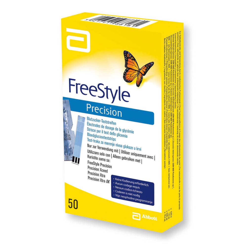 Abbott FreeStyle Precision Test Strips (50 Pieces)