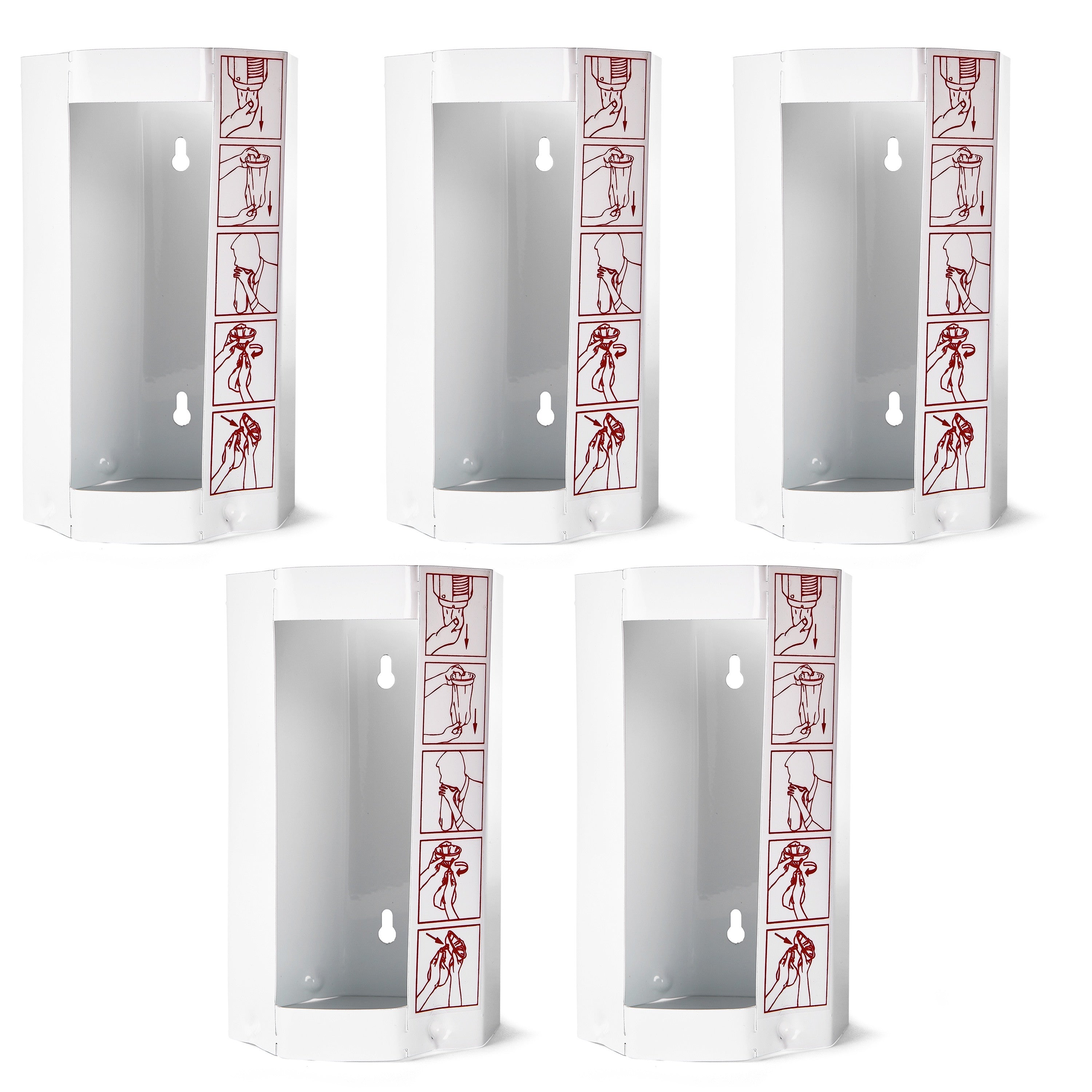 HaseMed Metal Dispenser for Sickness Bags Size: M